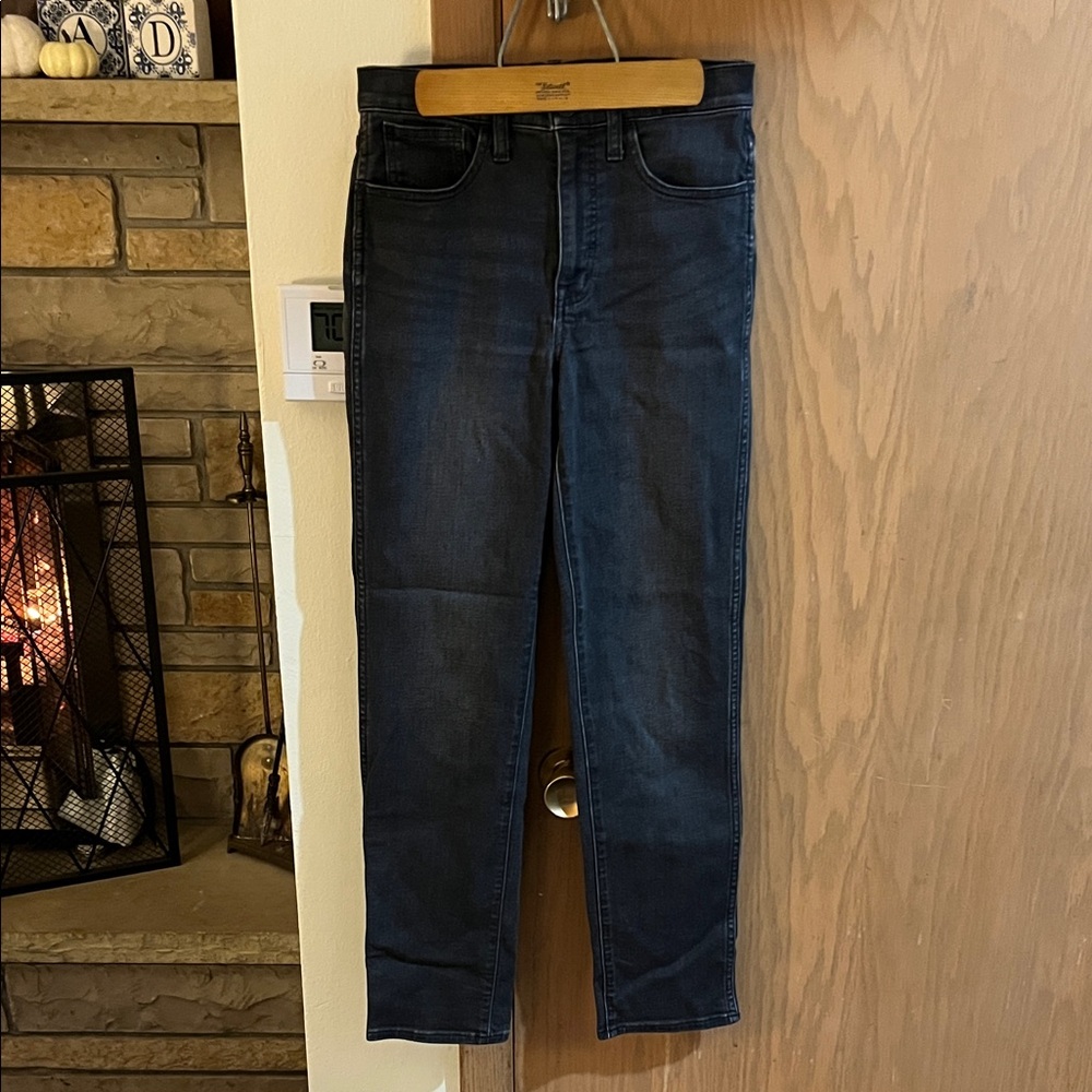 Madewell Roadtripper Stovepipe Black Jeans - Size 26T